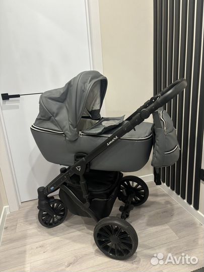 Коляска 2 в 1 DeLorean SMART grey