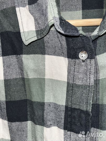 Рубашка Uniqlo плотная фланель