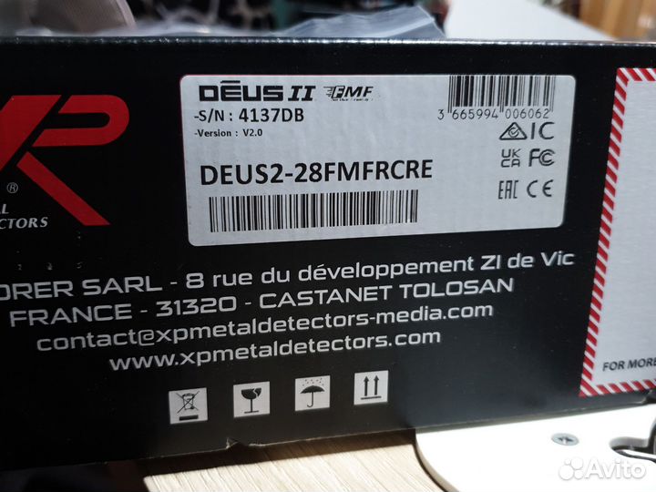 Металлоискатель xp deus2
