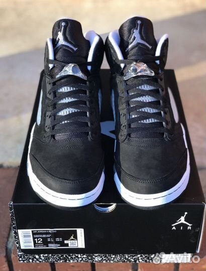 Кроссовки Nike Air Jordan 5 Oreo (Оригинал)