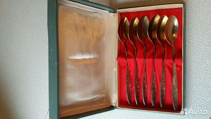 Набор десертных ложек СССР