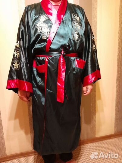 Халат мужской,шёлк Вьетнам,новый