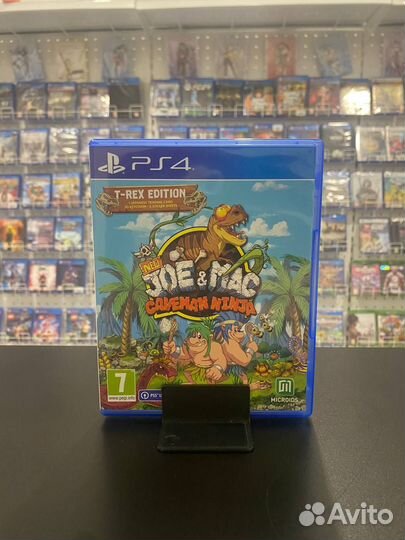 New Joe and Mac: Caveman Ninja T-Rex Edition ps4 б