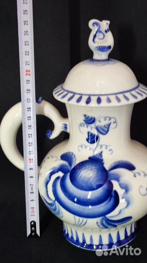 Заварочный чайник Гжель (скол)