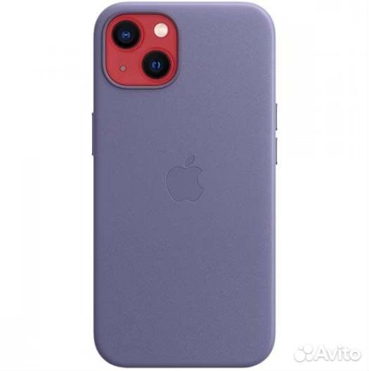 Original Apple Leather Case для iPhone 13 (Сирень)