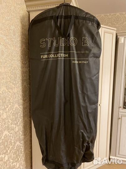 Шуба норковая 46 Black glama Braschi