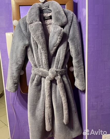 Шуба из эко меха