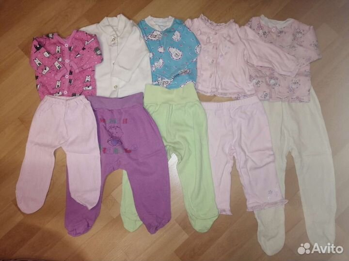 Детская одежда на девочку пакетом