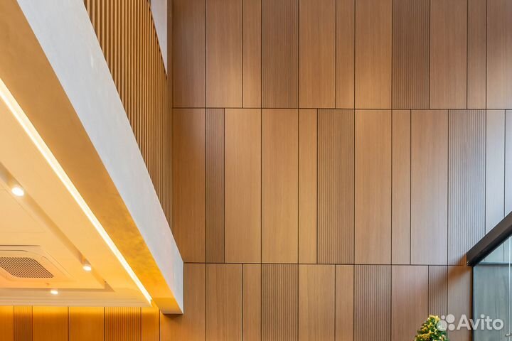 Шпонированные панели монтаж «под ключ»