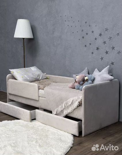 Детская кровать мягкая 70х160