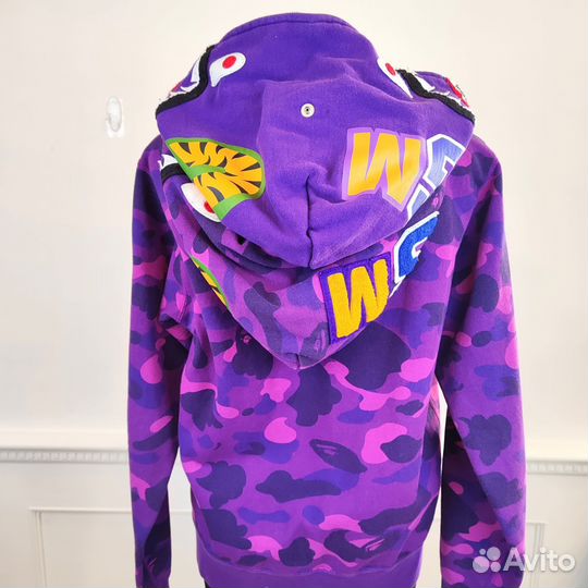 Худи abathing ape M с двойным капюшоном