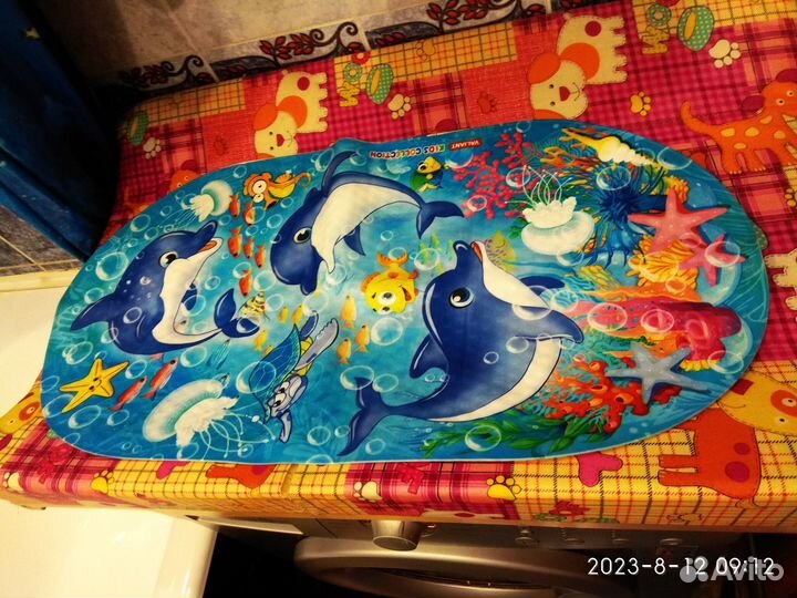 Коврик для купания со стульчиком