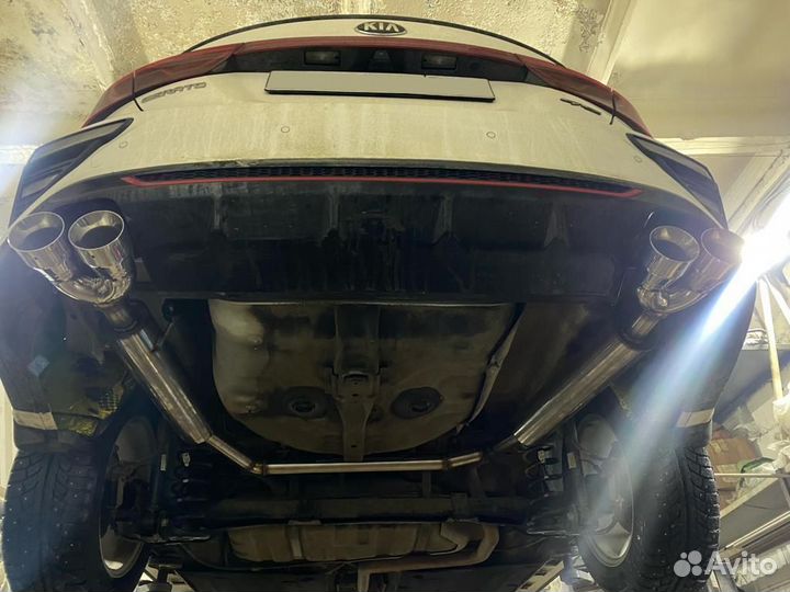 Установка заслонки выхлопа Haval F7x