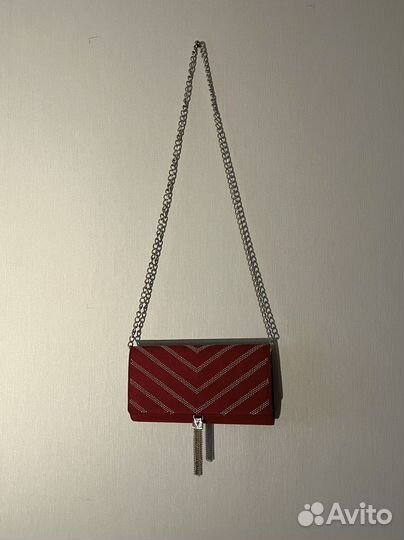 Сумка Mario Valentino кросс-боди бордовая