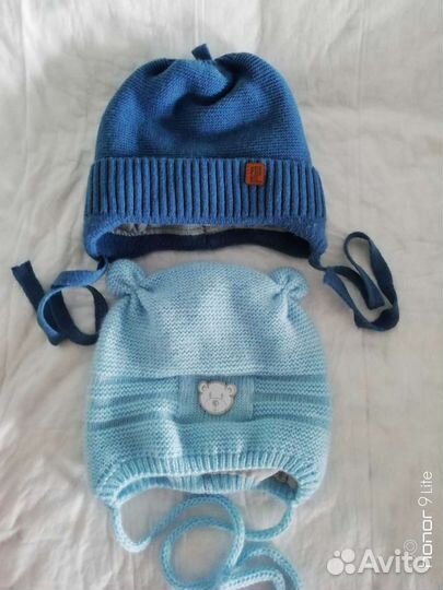 Шапки с рождения до 6 месяцев