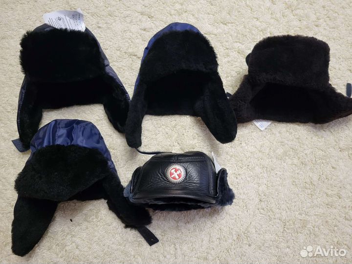 Мужские шапки ушанки новые