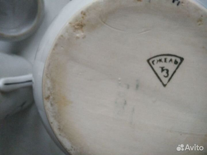 Кувшин и кружка Старая гжель СССР