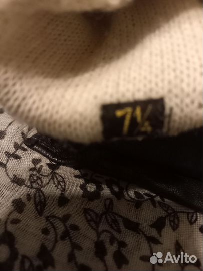 Перчатки натуральная кожа р 7,5 2 пары