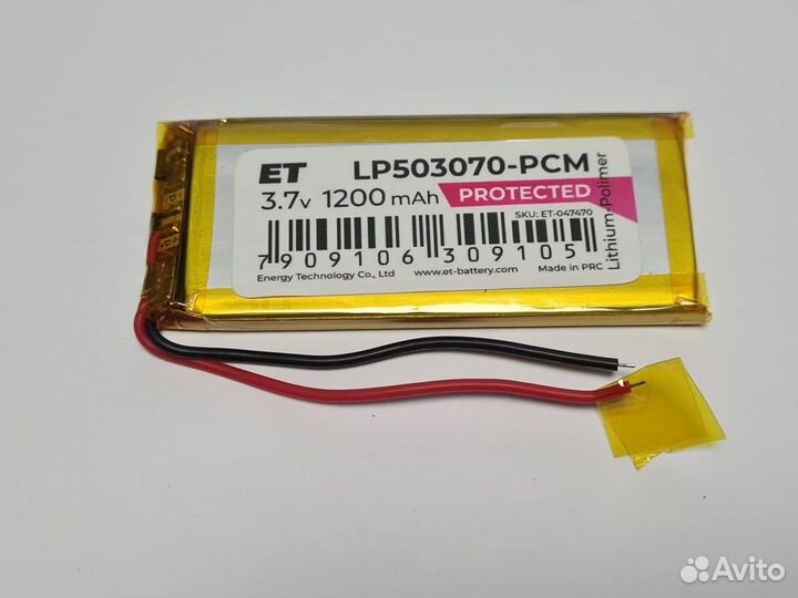 Аккумулятор ET LP503070-PCM