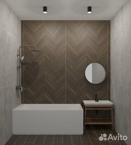 Дизайн проект ванной комнаты