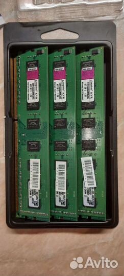Kingston 6 гб (2 гб x 3) DDR3 (KVR1333D3N9K3/6G)
