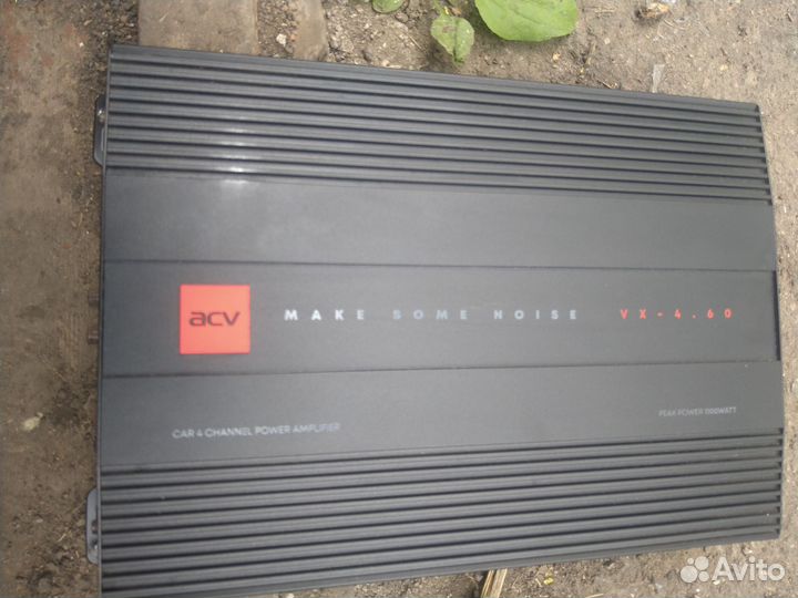 Сабвуфер и усилитель