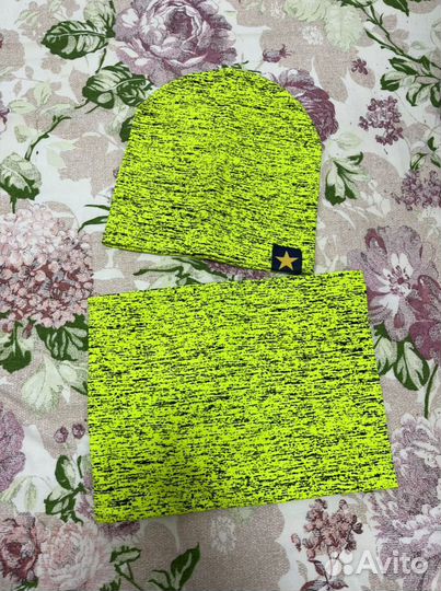 Комплект шапка и шарф снуд