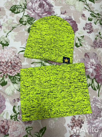 Комплект шапка и шарф снуд