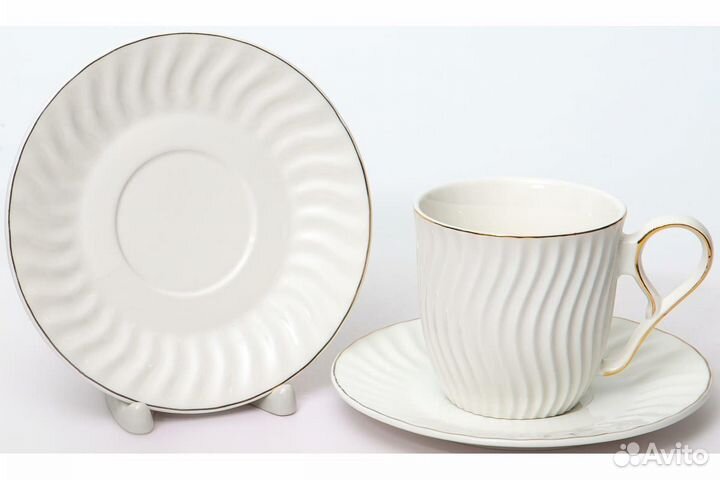 Набор Balsford из 6 пар чашек и блюдец d. 15см