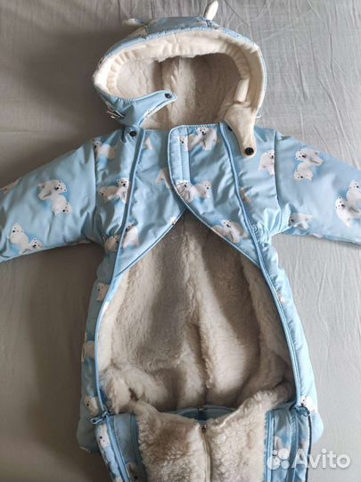 Комбинезон трансформер зимний