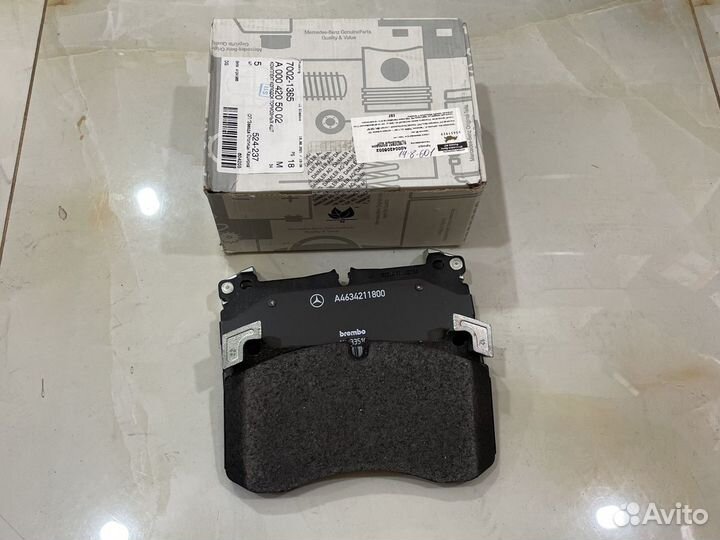 Тормозные колодки mercedes W167