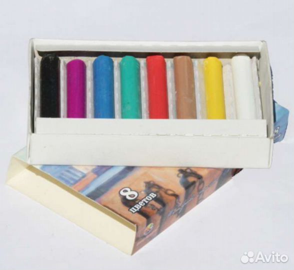 Пастель сухая художественная 8 цветов