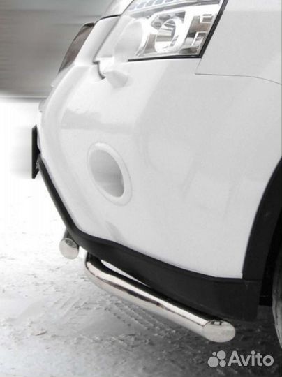 Защита переднего бампера nissan x-trail t31