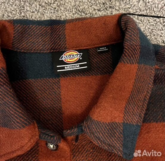 Шерстяная рубашка dickies plaid coaling