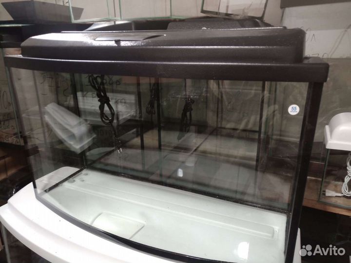 Аквариум 55 л. С гнутым стеклом