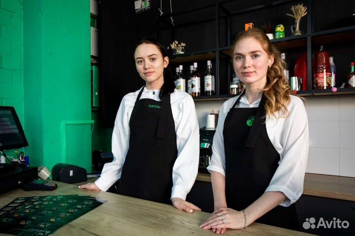 Фартук Униформа для бизнеса с логотипом вышивкой