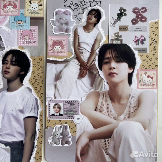 Коллаж Чимина face