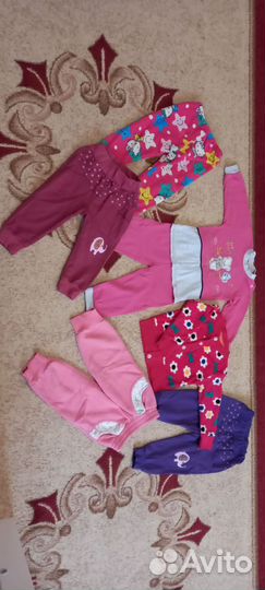 Одежда на девочку 86-92 пакетом