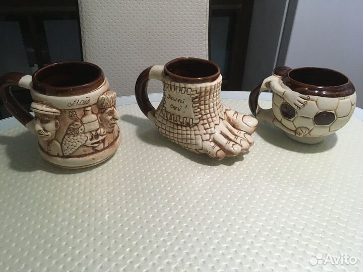 Небольшая коллекция пивных кружек, новые 3 шт