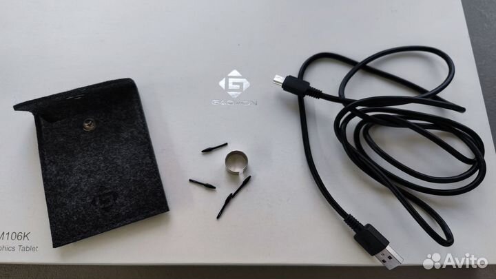 Графический планшет для рисования gaomon M106k