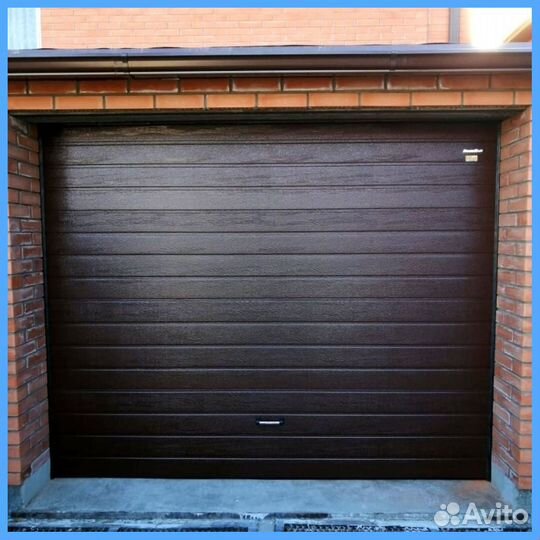 Автоматические секционные гаражные ворота