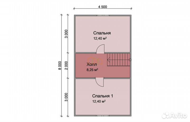 Каркасный дом с террасой 100м2