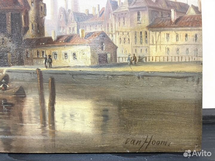 Картина маслом на дереве 