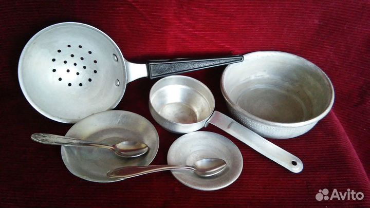 Советская кукольная посуда