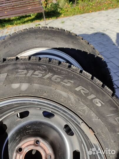 Зимние шины 215 65 16 pirelli ice zero с дисками