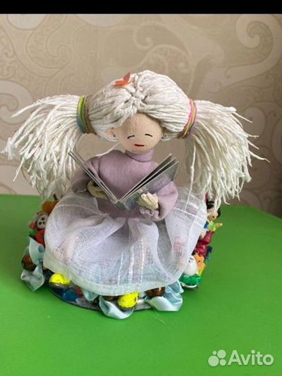 Поделка в сад, школу, кукла, девочка, конкурс