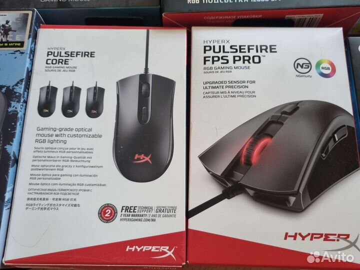 Игровые мыши hyperx Logitech bloody