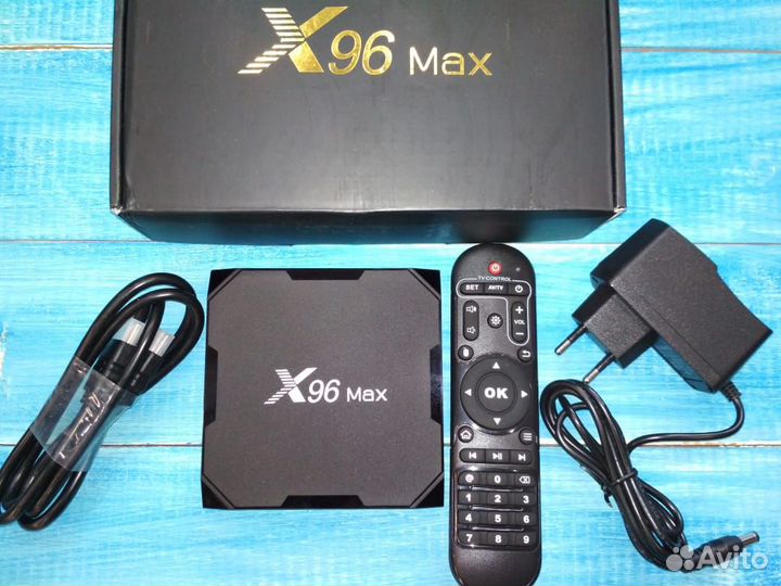 Smart тв приставка TV Box X96 Max 4/64 Gb