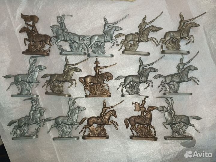 Солдатики СССР ГДР 57 шт оловянные пластмассовые