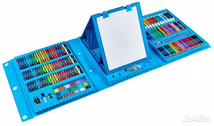 Чемодан творчества. Художественный набор Голубой